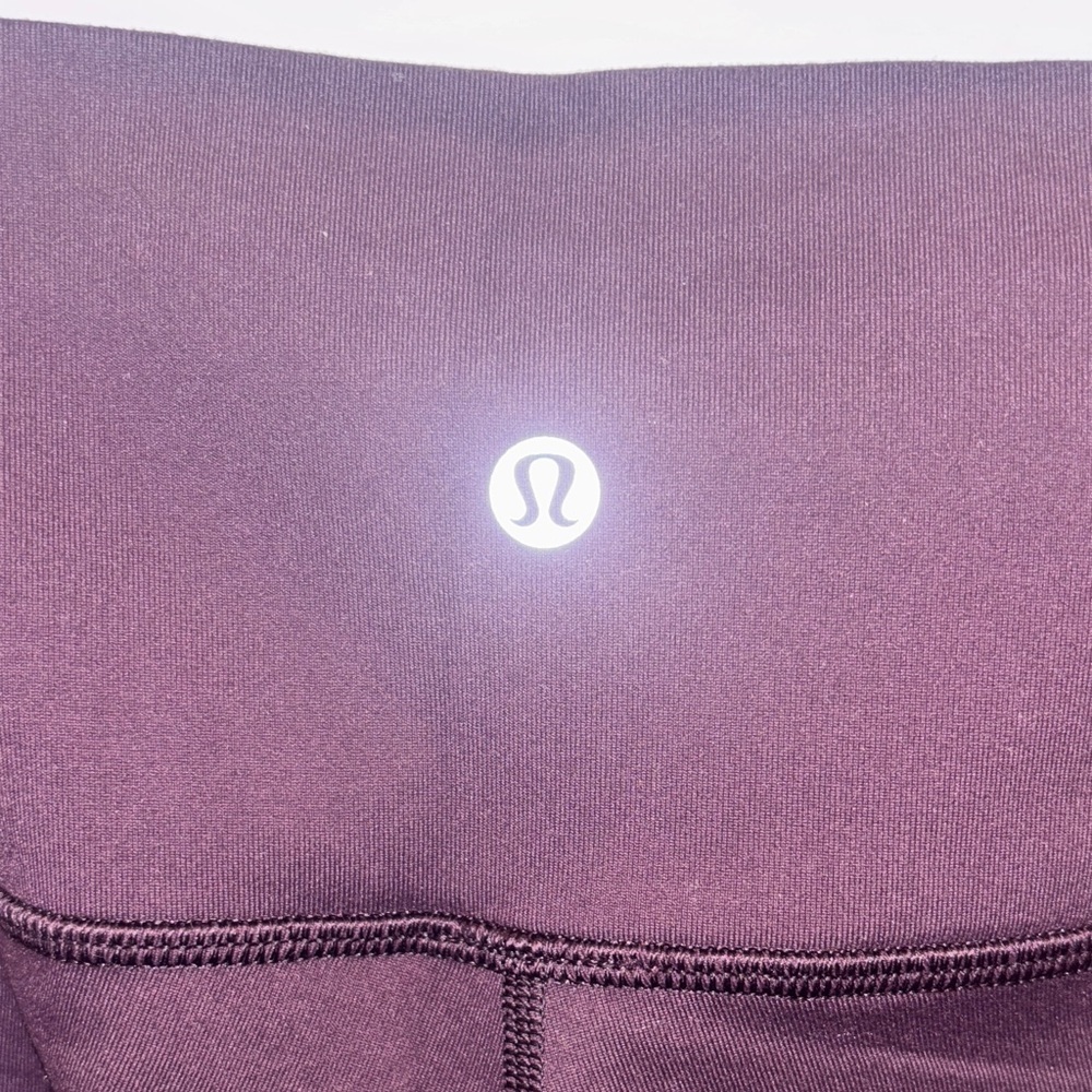 lululemon athletica Women's Leggings in Deep Plum Size 6 - Picture 10 of 13